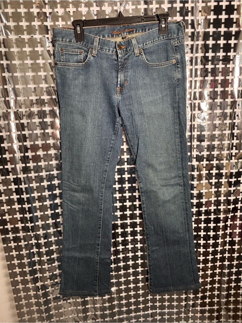 Ralph Lauren Classic Blue Denim Flare Jeans